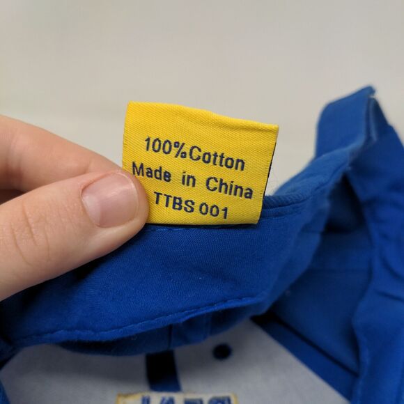 Real Beer Is Carib Lager Strapback Hat Blue One Size Embroidered Bottle Opener - Picture 8 of 8